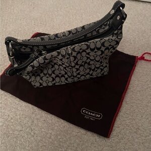 Coach Black Monogram Bag